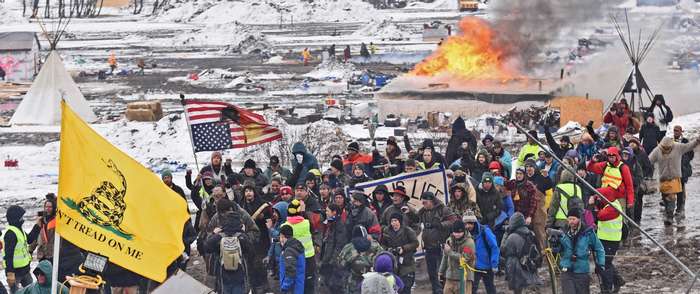 protest cannon ball, dakota de nord