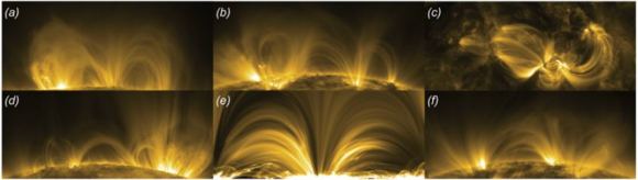 bucle coronale, eruptii solare